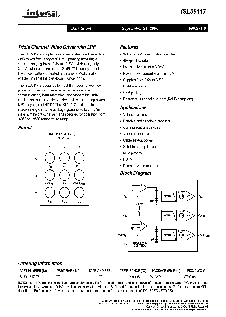 ISL59117_711124.PDF Datasheet