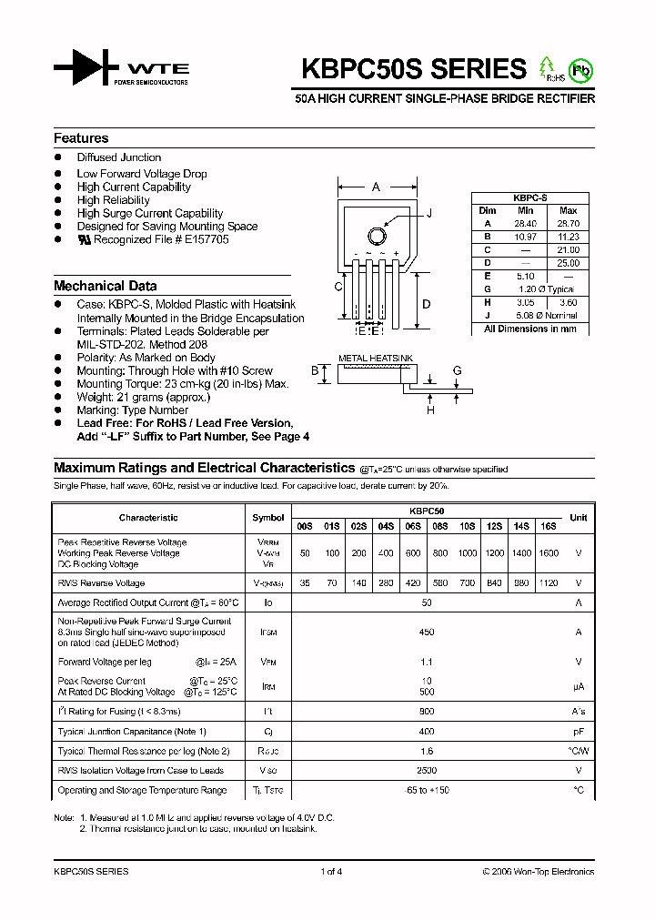 KBPC5012S_1008686.PDF Datasheet