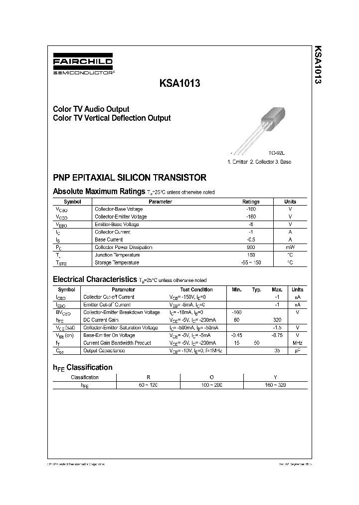 KSA1013_942248.PDF Datasheet