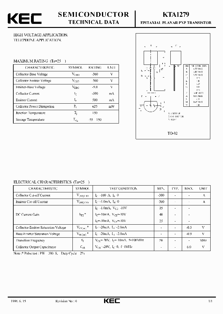 KTA1279_952928.PDF Datasheet