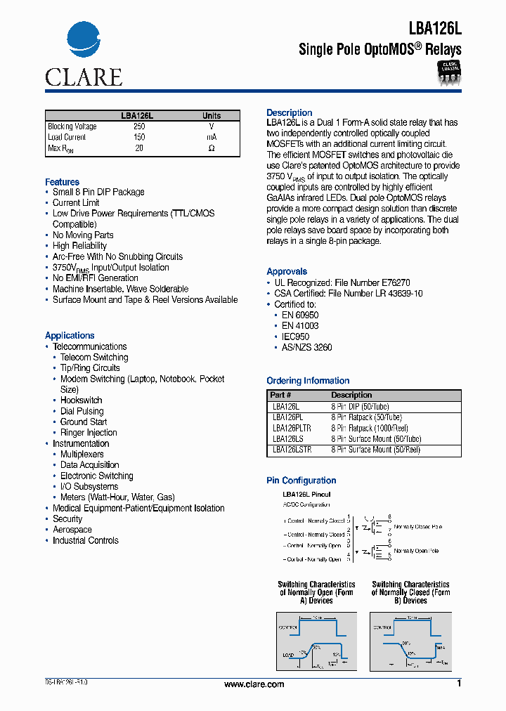 LBA126PLTR_634133.PDF Datasheet