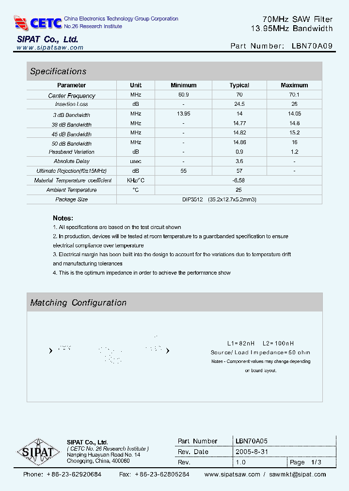 LBN70A09_669464.PDF Datasheet