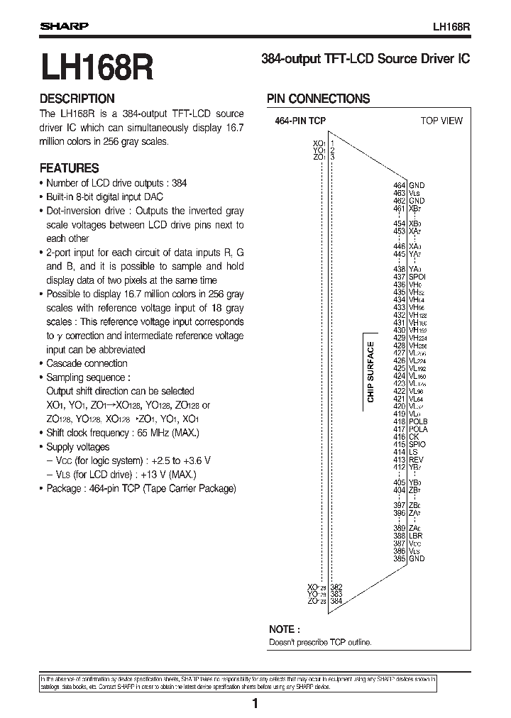 LH168R_888309.PDF Datasheet