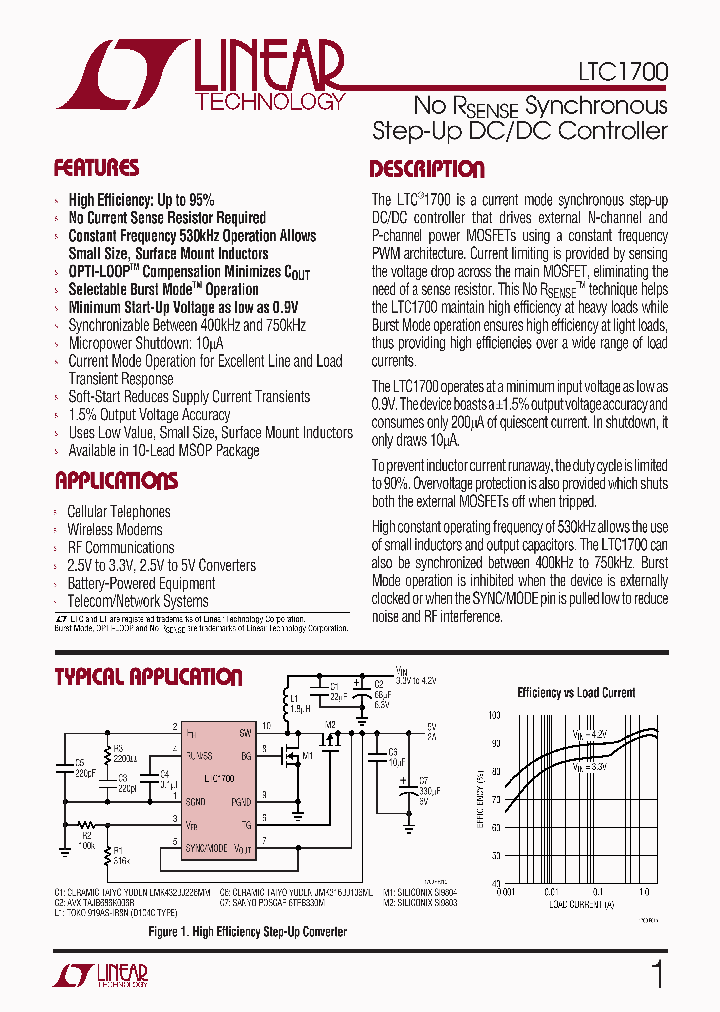 LTC1700_720664.PDF Datasheet