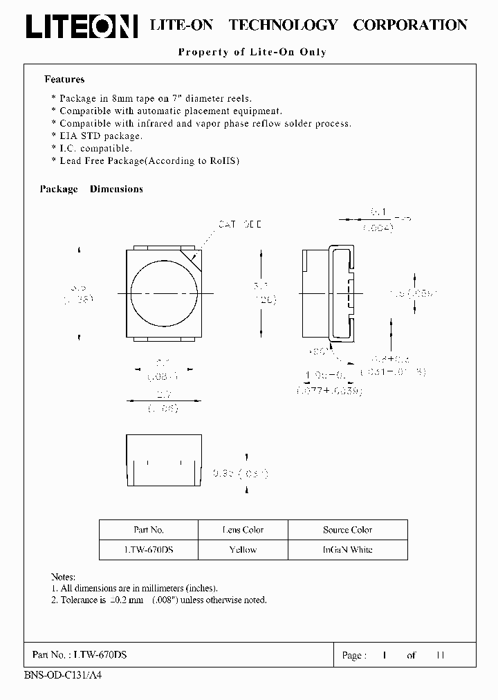 LTW-670DS_769258.PDF Datasheet