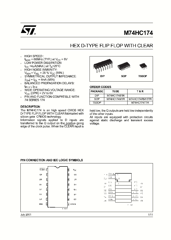 M74HC174RM13TR_687661.PDF Datasheet