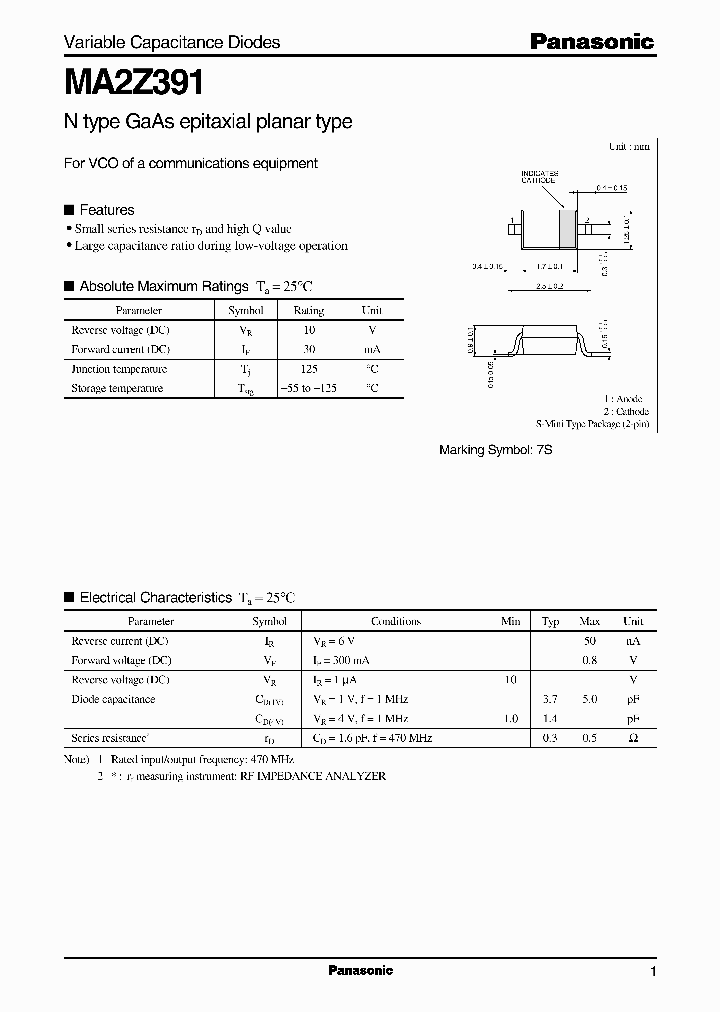 MA2Z391_825902.PDF Datasheet