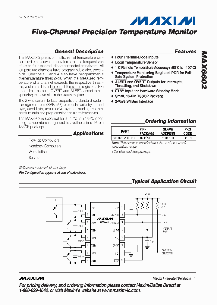 MAX6602UE9A_700986.PDF Datasheet