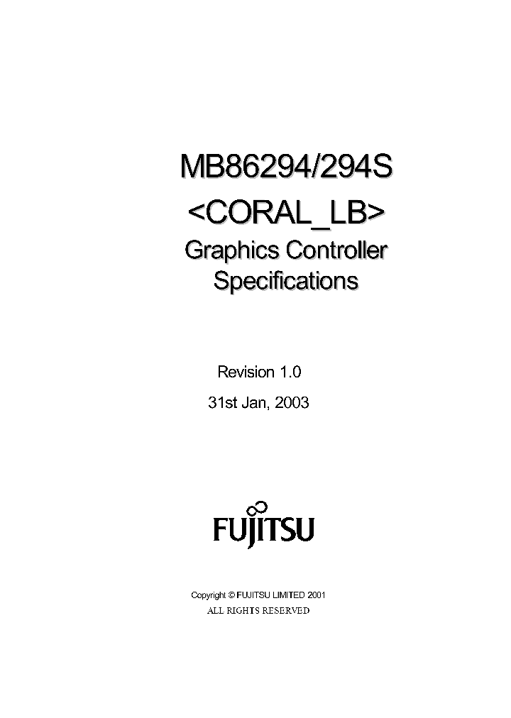 MB86294_863964.PDF Datasheet