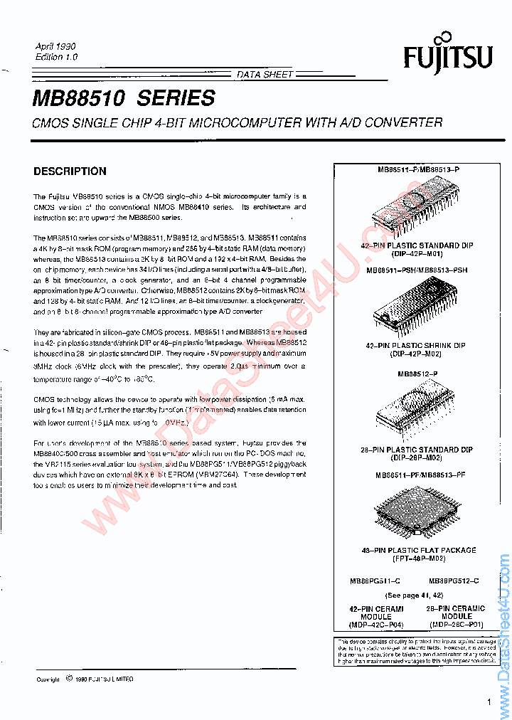 MB88511_853826.PDF Datasheet