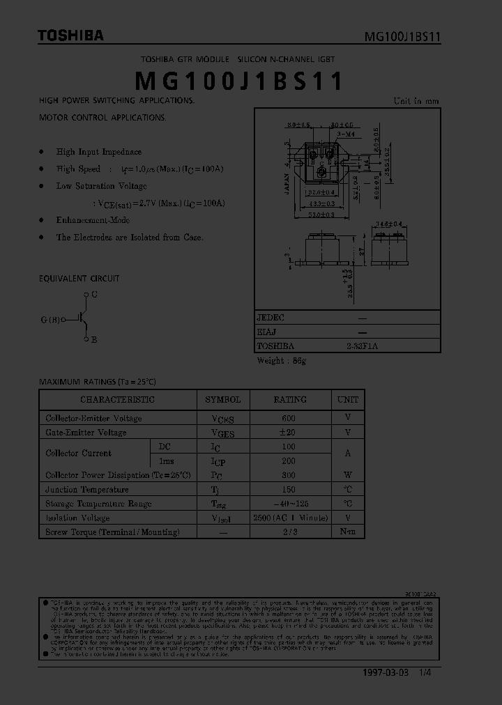 MG100J1BS11_875011.PDF Datasheet