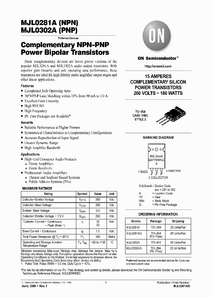 MJL0281A_705461.PDF Datasheet