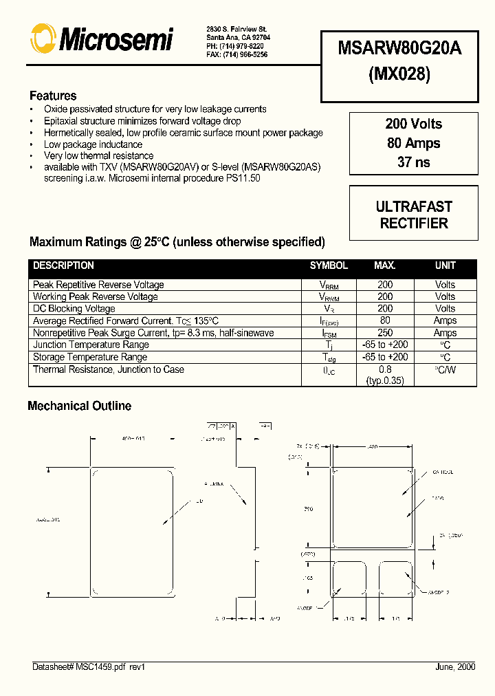 MSARW80G20A_1012347.PDF Datasheet