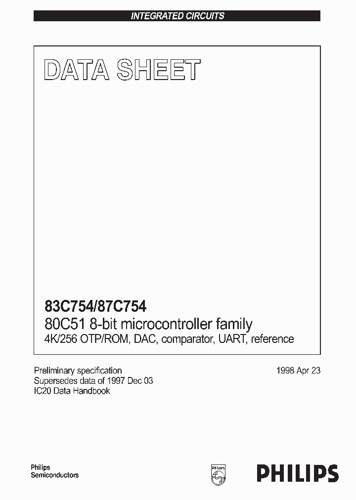 P83C754EBDDB_910897.PDF Datasheet