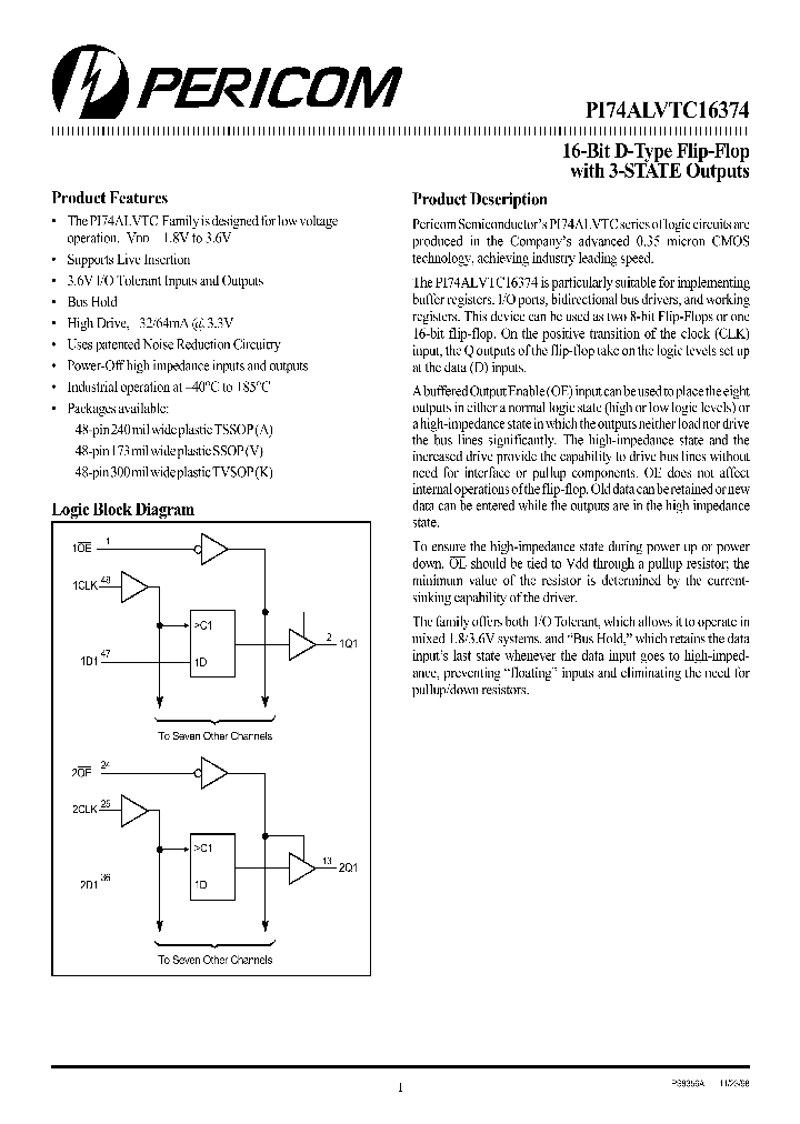 PI74ALVTC16374_844255.PDF Datasheet