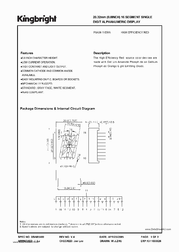 PSA08-11EWA_791078.PDF Datasheet