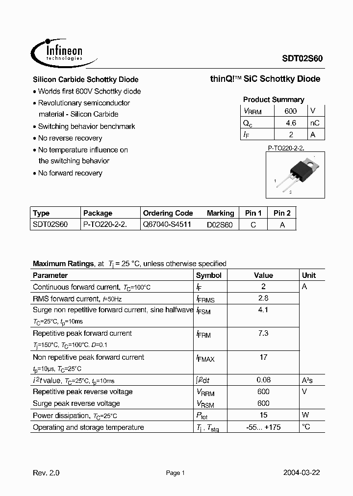 SDT02S60_910071.PDF Datasheet
