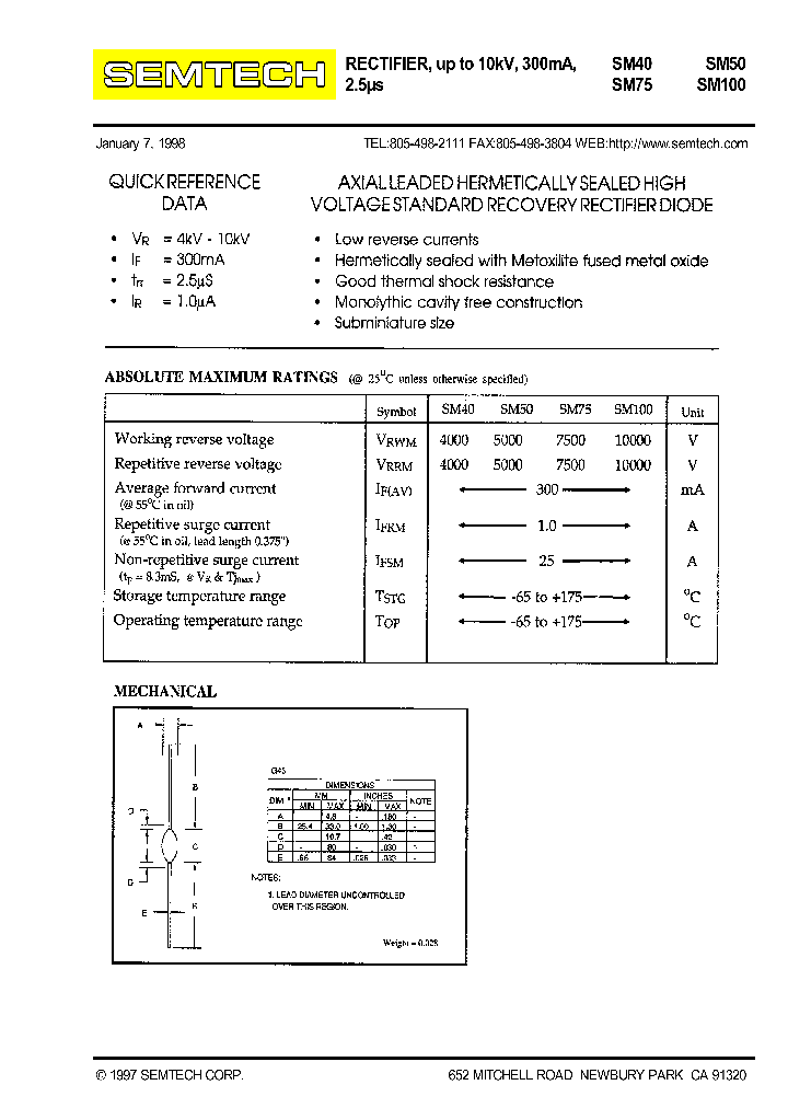 SM100_1010714.PDF Datasheet