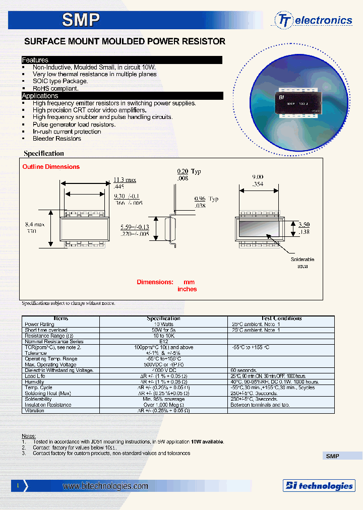 SMP100F_1016566.PDF Datasheet