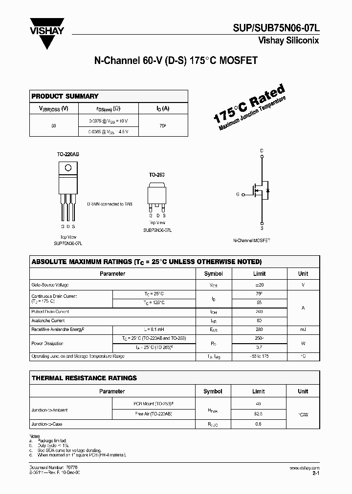 SUP75N06-07L_1008924.PDF Datasheet