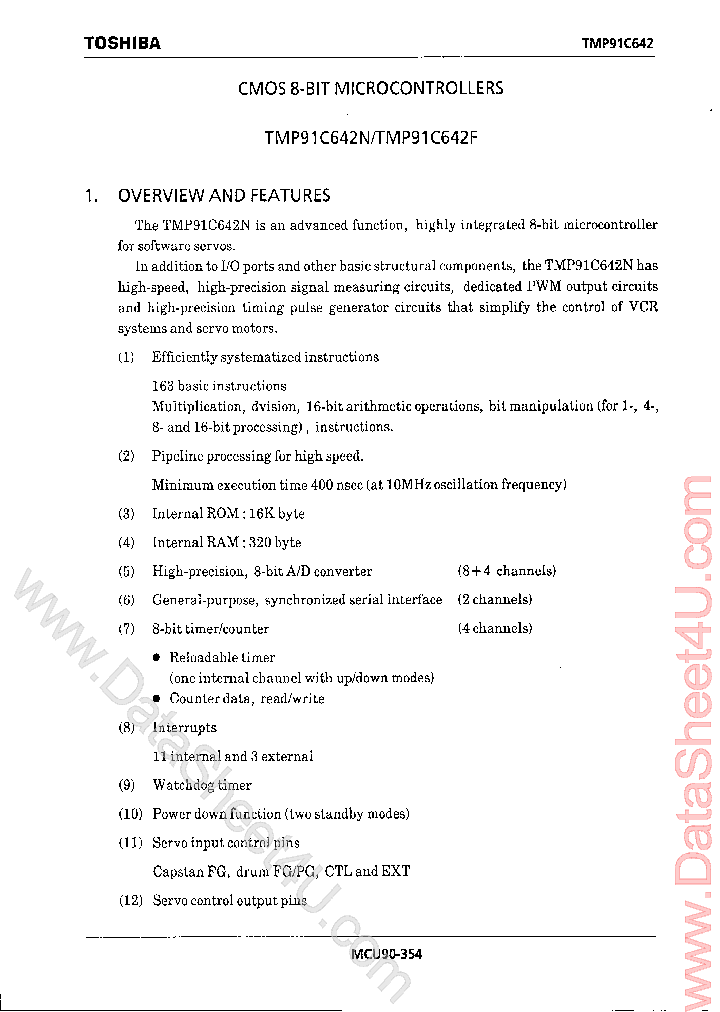 TMP91C642N_908803.PDF Datasheet