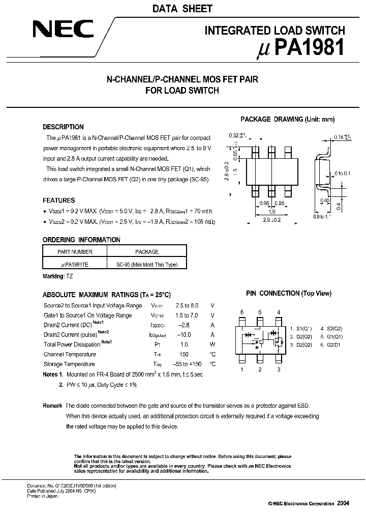 UPA1981_1015760.PDF Datasheet