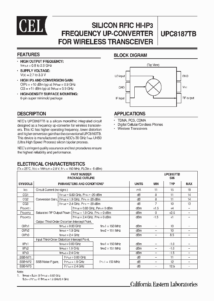 UPC8187TB-E3-A_926544.PDF Datasheet