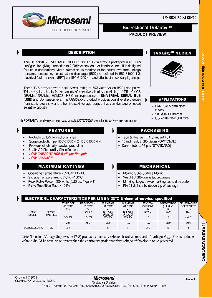 USB0803CSO8PC_1012402.PDF Datasheet