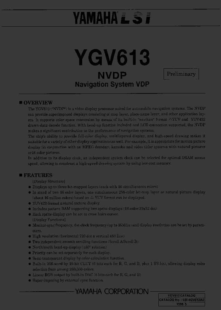YGV613_1017191.PDF Datasheet
