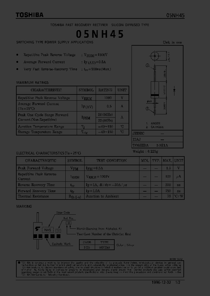 05NH45_1190110.PDF Datasheet