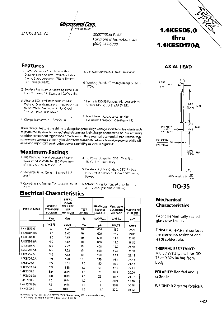 14KESD50_1190915.PDF Datasheet