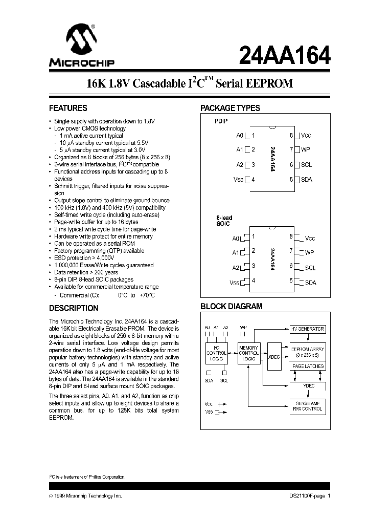 24AA164TSN_1193088.PDF Datasheet