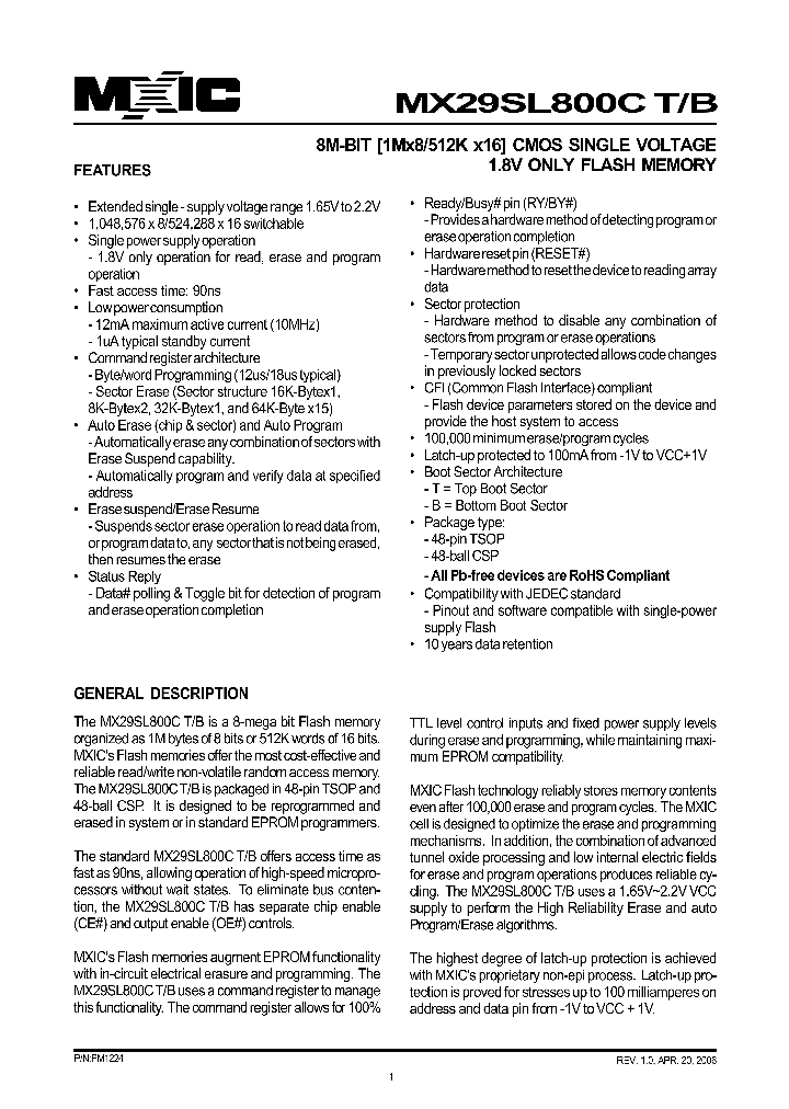 29SL800CT-90_1193441.PDF Datasheet