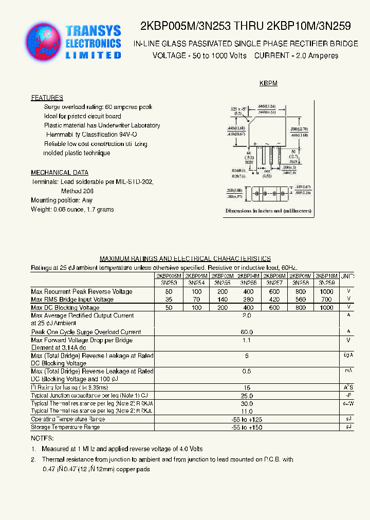 2KBP10M_1193524.PDF Datasheet