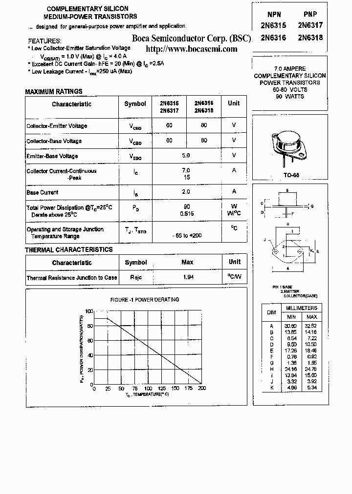 2N6315_1057490.PDF Datasheet