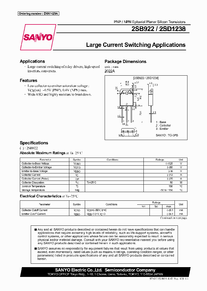 2SB922_1027721.PDF Datasheet