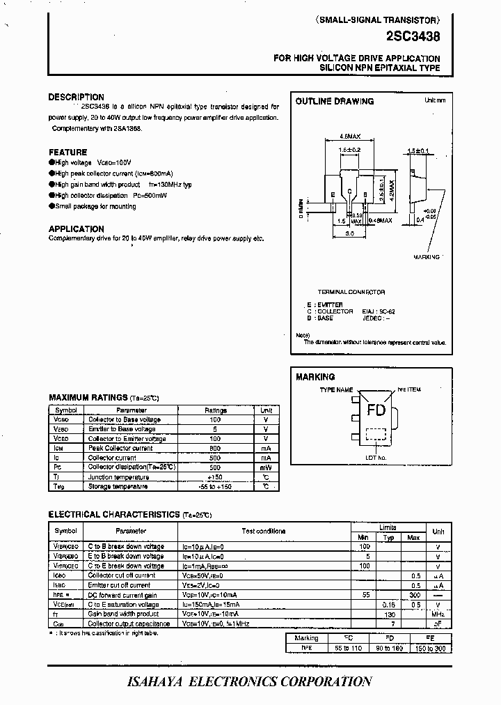 2SC3438_1189437.PDF Datasheet