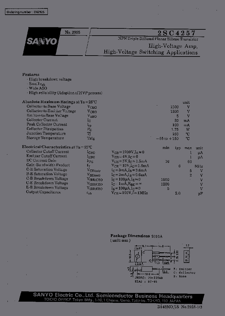 2SC4257_1195971.PDF Datasheet