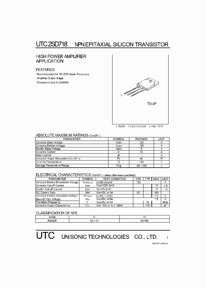 2SD718_1110213.PDF Datasheet