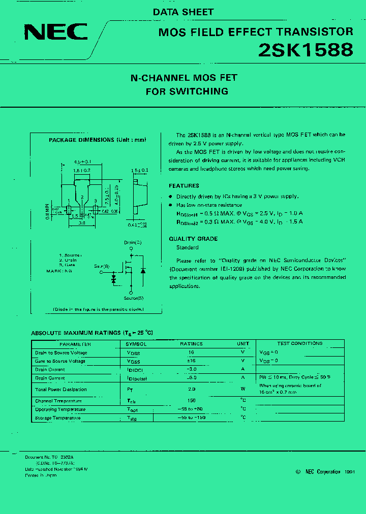 2SK1588_1197924.PDF Datasheet