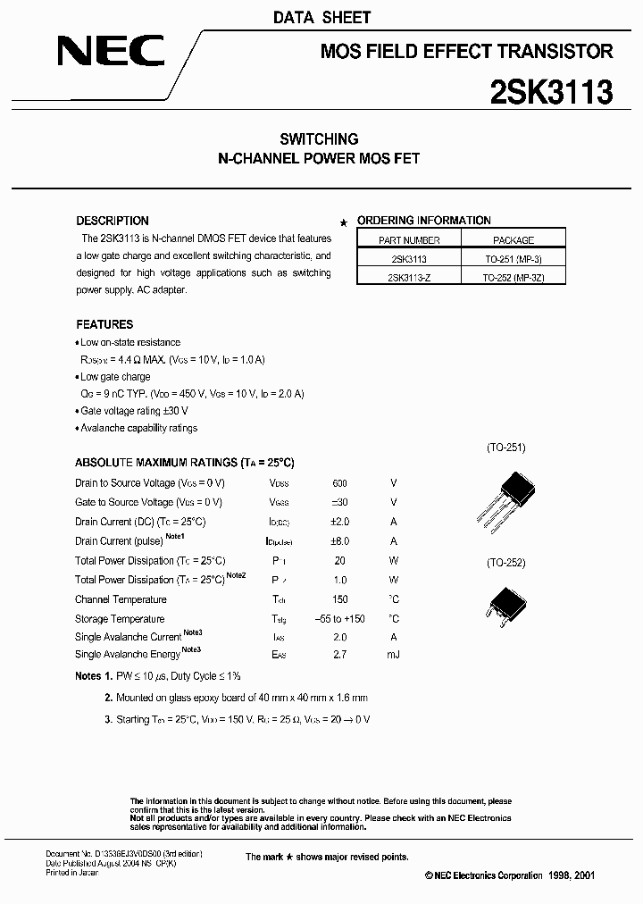 2SK3113-Z_1149341.PDF Datasheet