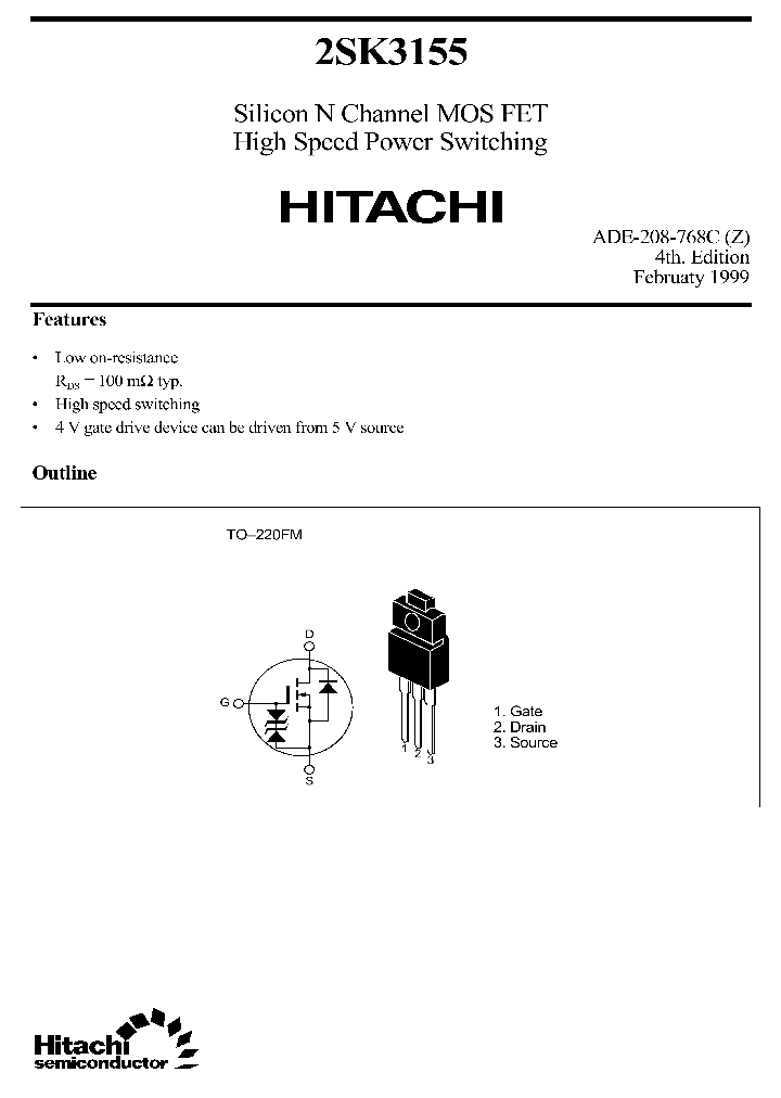 2SK3155_1018789.PDF Datasheet