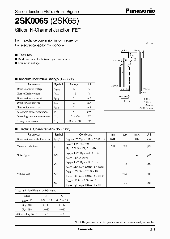 2SK0065_1157986.PDF Datasheet