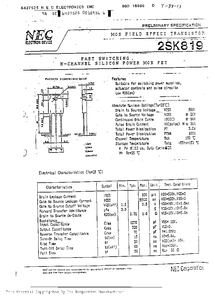 2SK819_1145513.PDF Datasheet