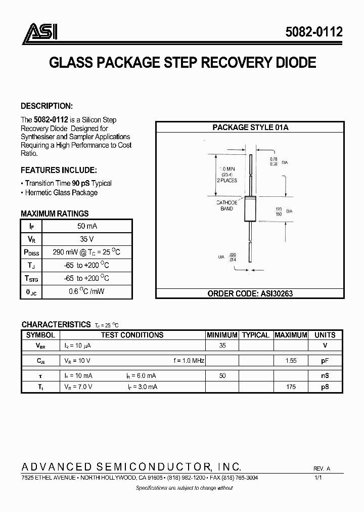 5082-0112_1200055.PDF Datasheet