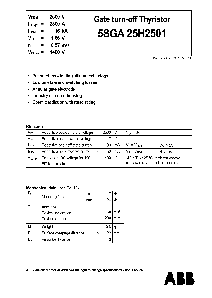 5SGA25H2501_1200803.PDF Datasheet