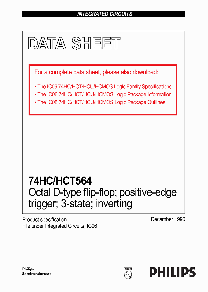 74HCT564_1135120.PDF Datasheet