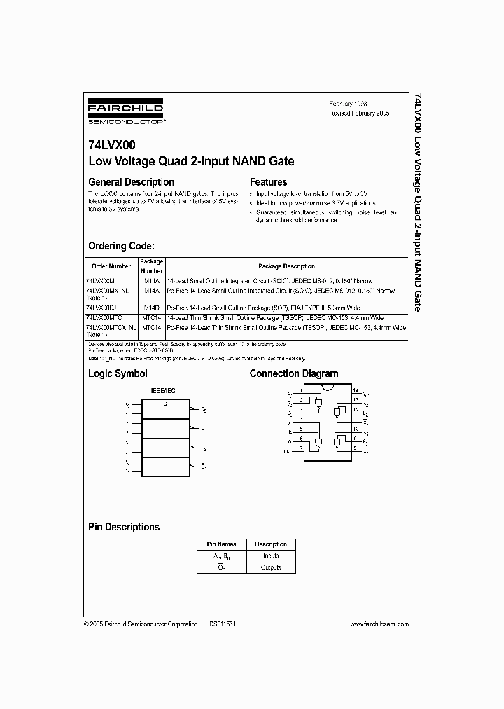 74LVX00MTC_1141920.PDF Datasheet