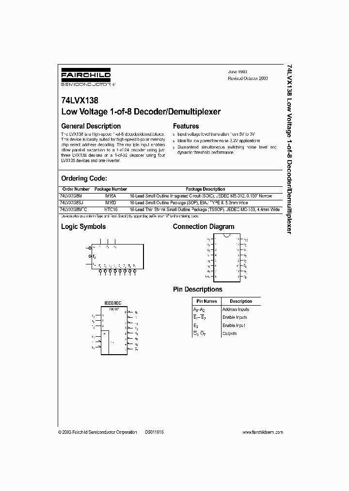 74LVX138M_1029882.PDF Datasheet