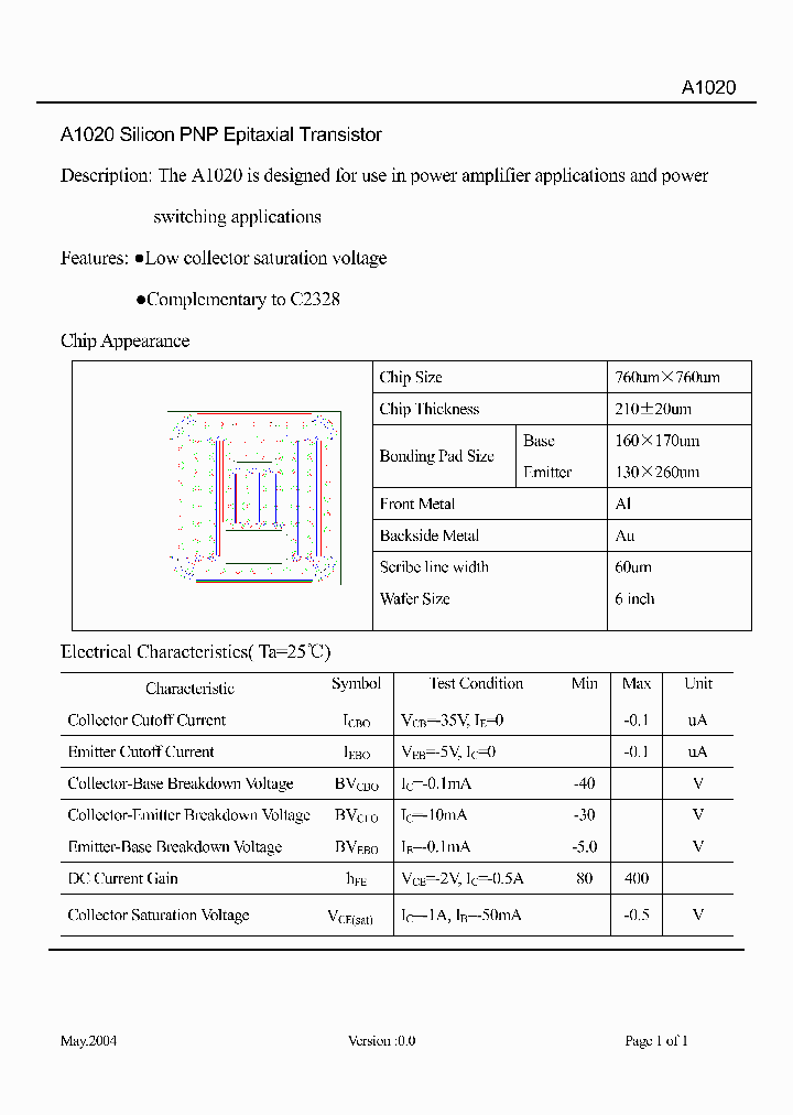 A1020_1137011.PDF Datasheet
